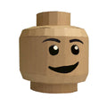 DIY Cardboard Brickhead template